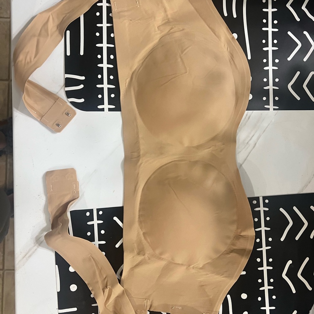 Tan Shapewear strapless bra size xxl #552